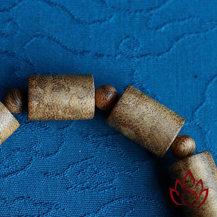 Vòng Trầm Hương Trụ Trúc | 12 Ly | Trầm Tốc Kiến Tự Nhiên